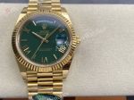 AR Factory Rolex Daydate 40*12.2mm 3255 Movement Green Face Romans Markers Watch